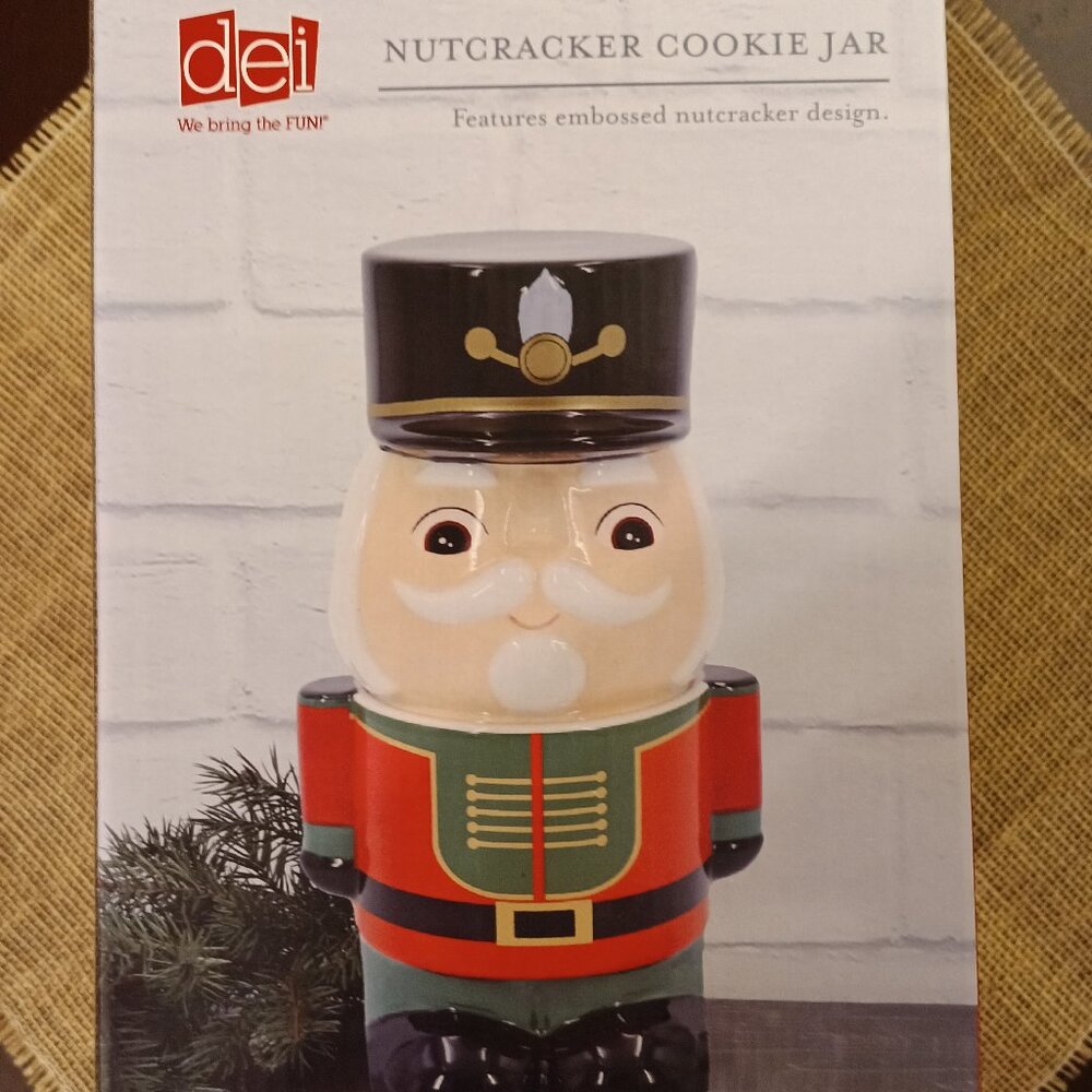 DEI Nutcracker Cookie Jar (NWOT)
